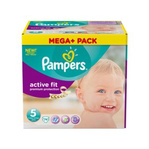 Pampers Active Fit maat 5 Junior (11-25 kg) Mega P