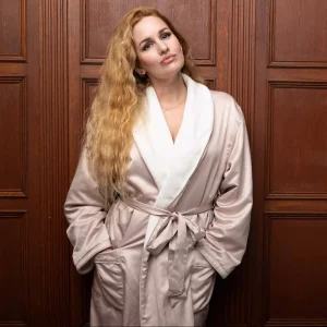 Badjas Dames SatijnFleece - Winter Glow